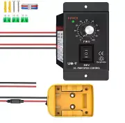 DC 12-60V Motor Speed Controller Adapter for Dewalt 18V 20V Battery DIY RC Toys