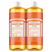 Dr. Bronner'S Magic Soap-Pure-Castile Liquid Soap (Tea Tree, 32 Ounce, 2-Pack)-R