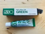 Green - RISO Print Gocco HiMesh INK for paper Screen printer NEW In Box