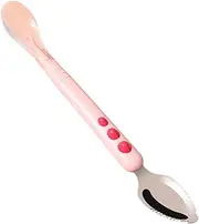 ERINGOGO Fruit Scraper Spoon Boys and Girls Feeding Set Weaning Tool Silicone Spoon