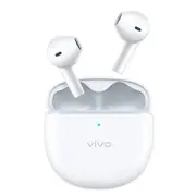 Wireless Dual Mic Tws Air Earphones With Noise Reduction White Earbuds