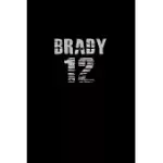 BRADY 12: FOOD JOURNAL - TRACK YOUR MEALS - EAT CLEAN AND FIT - BREAKFAST LUNCH DINER SNACKS - TIME ITEMS SERVING CALS SUGAR PRO