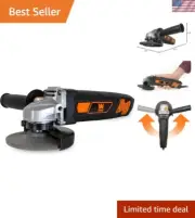 WEN 944 Angle Grinder 4.5'' - Versatile & Lightweight 7 Amp Tool with