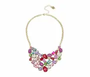 Betsey Johnson Funfetti Bib Statement Necklace MSRP $85
