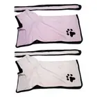 Small Breeds Bath Robe Dog Hooded Bathrobe Swimming Towel for Pet Quick Drying