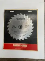 Porter Cable Circular Saw Blade 7 1/4" Chisel Tooth Combination 24 T- 5/8" Arbor