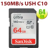 在飛比找Yahoo!奇摩拍賣優惠-SanDisk 64GB 64G SDXC Ultra【14