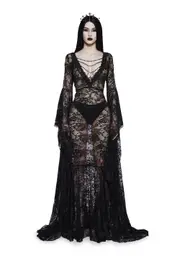 [Dolls Kill] Gothic Grand Affair Maxi Dress (Fairfax)