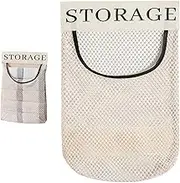 Mesh Grocery Bag Holder - Net Garbage Bags Storage Bag Holder | Storage Bag Dispenser for Living Room, Kitchen, Bathroom