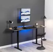 VIVO Dual Monitor Desk Mount Stand with Height Adjustment and VESA Plates for 2