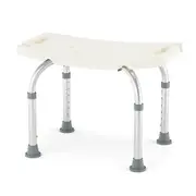 Altus Shower Chair Stool Bench Height Adjustable Aluminium