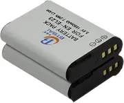 BTBAI 2X EN-EL23 Camera Battery+Charger USB Dual for ENEL23 Coolpix P600 P610 P610S S810C P900 P900s S810 B700 Digital u1a