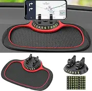 Multifunction Car Anti-Slip Mat with Auto Phone Holder and Extra Large Pad for Phones, Keys, Gadgets