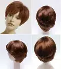 Auburn Short Straight Pixie Cut Bob Wig Women's Wig NEW