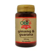 obire Ginseng and Guarana 90 capsules of 400mg