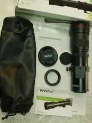 VIVITAR 420-800mm F8 TELEPHOTO ZOOM LENS OUTFIT NEW for OLYMPUS DIGITAL CAMERAS