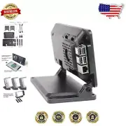 Efficient SmartiPi Touch 2 Black Case with Cooling Fan for Raspberry Pi 3, 4, 5
