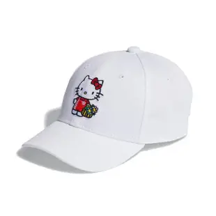 【adidas 愛迪達】運動帽 鴨舌帽 HELLO KITTY CAP 女 - II3356