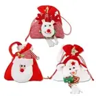 Kids Cookie Organiser Case Christmas Drawstring Storage for New Year Party