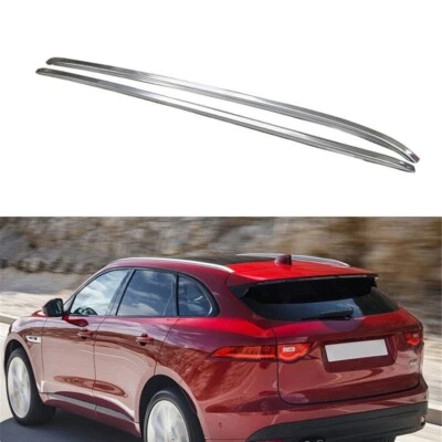 2Pcs Fits for Jaguar F-Pace F Pace 2016-2024 Roof Rails Roof Rack Side Rail Bars