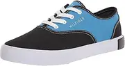 [Tommy Hilfiger] Men's RALEM Sneaker, Black/Blue, 11.5