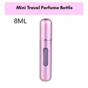 8ml Portable Mini Refillable Perfume Bottle With Spray Scent Pump Empty Cosmetic
