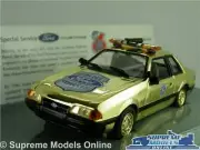 FORD MUSTANG POLICE PATROL MODEL CAR 1:43 SCALE GOLD WHITE ROSE AMERICAN USA K8