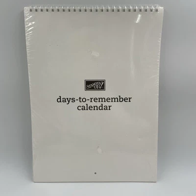 Stampin’ Up 8-1/2 x 11 Days to Remember Calendar 102174 Rubber Stamping Planner