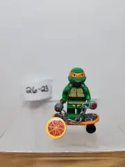 Michelangelo On Skateboard Custom Minifigure Brand New