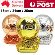 2022 Qatar World Cup Ballon D'or Trophy Replica Soccer Football Trophy Gift Idea