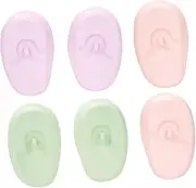 CANIGHT Hair Coloring Ear Covers 3 Pairs Silicone Ear Protectors for Dyeing Comfortable for Home and Salon Use