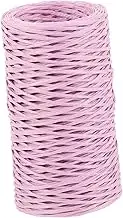 1Roll Woven Rope for DIY Crafts Light String with Iron Wire Multi Functional Crafting Rope for Handmade Projects Flower Baskets Present Packing and More