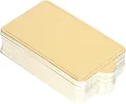 300Pcs Golden Mini Rectangular Cake Board, Great for Bakery, Coffee Shop, Wedding, Birthday, Baby Shower, Party, Afternoon Tea