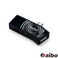 在飛比找momo購物網優惠-【aibo】OTG773 Micro USB OTG讀卡機(