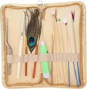 1 Set 15pcs Ear Wax Removal Tools Durable Ear Picks Portable and Lightweight Hygiene Kit for Family Use