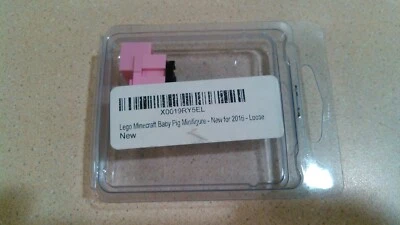 Lego Minecraft Baby Pig Minifigure - New for 2016 - With Original Promo Case