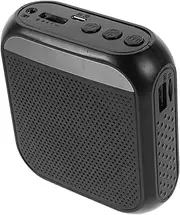 CIMAXIC : Mini Voice Amplifier Speaker Set Portable Pa System Microphone Waterproof Design for Classroom Tours Presentations (record)