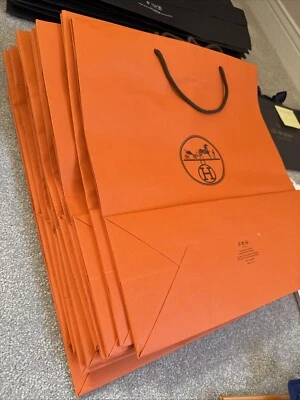 hermes paper shopping bags