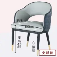 在飛比找momo購物網優惠-【AS雅司設計】AS-雷登餐椅-55*60*78CM