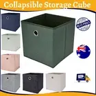 Collapsible Storage Bin Box Cube Foldable Organiser Box for Books Toys Clothes