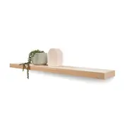 Oak Look Floating Shelf