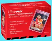 200 ULTRA PRO SEMI RIGID GRADED Card Holder NEW Sleeves PSA BGS Submission