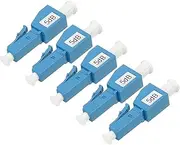 uxcell 5dB LC Fiber Attenuator, LC/UPC SM Single Mode Fixed Fiber Optic Attenuator Male to Female for Fiber Optic Transmission Pack of 5