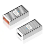 USBC Female to USB A Female Adapter 10Gbps, 120W USB C to USB A Adapter Doubl...