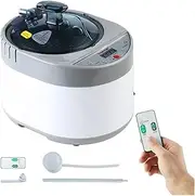 Sauna Shower Generator Steam Bath Sauna Heater for Wooden Barrel Sauna Steamer 4L 2KW Heater Accessories Larger Capacity Home Hotel Spa Shower in Home Steam Room Shower(Gray)