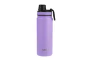 Oasis Stainless Steel Double Wall Sports Drink Bottle Screw Cap 550ml Lavender