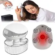2024 New Scalphero - Smart Scalp Massager with Red Light, Handheld USB Charging Portable Waterproof, Stress Relief, Deeply Clean Scalp Soothes Nerves & Promotes Hair Growth