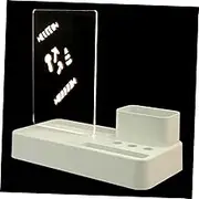 NAMOARLY Memo Board with Stand Portable Erasable Writing Board for Home Office and Classroom Use for Messages Drawings and Reminders Lightweight Desk Organizer