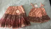 SPELL & The Little Gypsies Lionheart 2 Piece Set Top + Skirt Size 9Y / 10Y