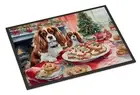 NEW Cavalier Spaniel Christmas Cookies Doormat Front Door Mat Indoor Outdoor Rug